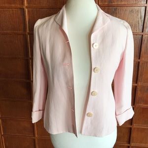 Petite Sophisticate linen jacket